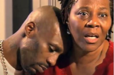 Joe Barker's son DMX with his mother Arnett Simmons after their reunion in 2012